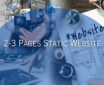 2-3 pages static website | Bharat Website Makers